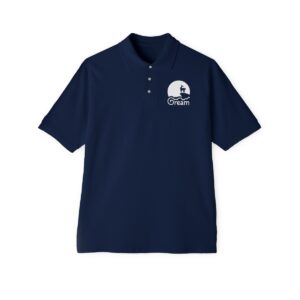 Everything Starts With A Dream Men's Piqué Polo - Image 12