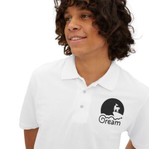 Let Your Dreams Come True Men's Piqué Polo - Image 10
