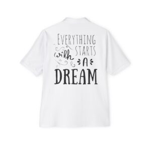 Everything Starts With A Dream Men's Piqué Polo - Image 8