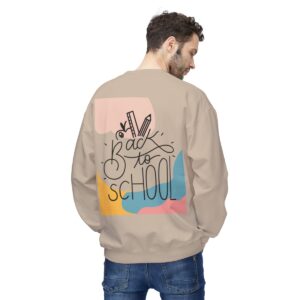 Back to School for Teachers Unisex Midweight Soft Style Fleece Crewneck Sweatshirt - Image 6