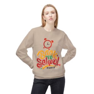 Back to School Party for Teachers Unisex Midweight Soft Style Fleece Crewneck Sweatshirt - Image 13