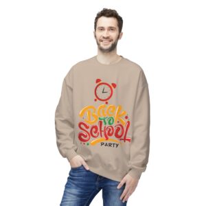 Back to School Party for Teachers Unisex Midweight Soft Style Fleece Crewneck Sweatshirt - Image 17