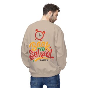 Back to School Party for Teachers Unisex Midweight Soft Style Fleece Crewneck Sweatshirt - Image 18