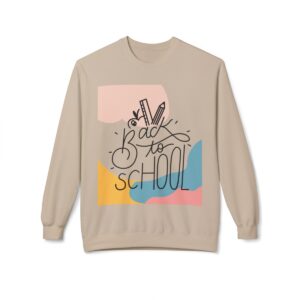 Back to School for Teachers Unisex Midweight Soft Style Fleece Crewneck Sweatshirt - Image 2