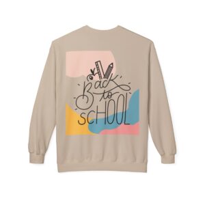 Back to School for Teachers Unisex Midweight Soft Style Fleece Crewneck Sweatshirt - Image 3