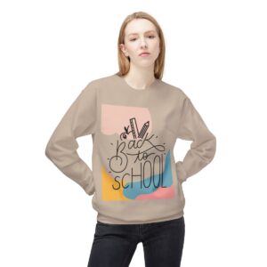 Back to School for Teachers Unisex Midweight Soft Style Fleece Crewneck Sweatshirt - Image 4