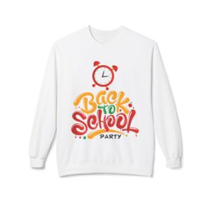 Back to School Party for Teachers Unisex Midweight Soft Style Fleece Crewneck Sweatshirt - Image 8