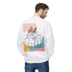 Back to School for Teachers Unisex Midweight Soft Style Fleece Crewneck Sweatshirt - Image 12