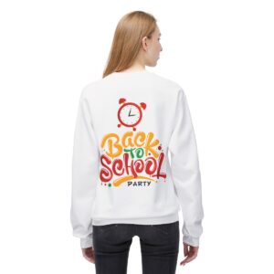 Back to School Party for Teachers Unisex Midweight Soft Style Fleece Crewneck Sweatshirt - Image 10
