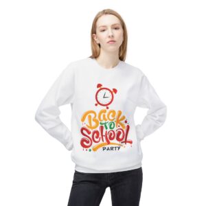 Back to School Party for Teachers Unisex Midweight Soft Style Fleece Crewneck Sweatshirt - Image 7