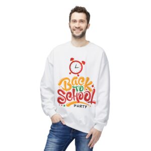 Back to School Party for Teachers Unisex Midweight Soft Style Fleece Crewneck Sweatshirt - Image 11