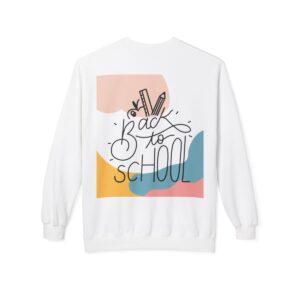 Back to School for Teachers Unisex Midweight Soft Style Fleece Crewneck Sweatshirt - Image 9