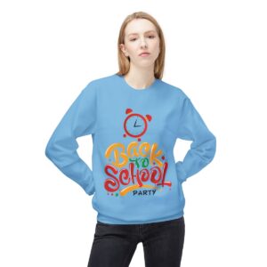 Back to School Party for Teachers Unisex Midweight Soft Style Fleece Crewneck Sweatshirt - Image 19
