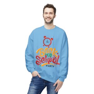 Back to School Party for Teachers Unisex Midweight Soft Style Fleece Crewneck Sweatshirt - Image 23