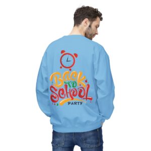 Back to School Party for Teachers Unisex Midweight Soft Style Fleece Crewneck Sweatshirt - Image 24