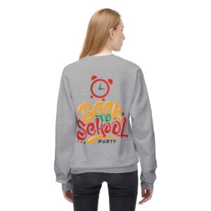 Back to School Party for Teachers Unisex Midweight Soft Style Fleece Crewneck Sweatshirt - Image 4