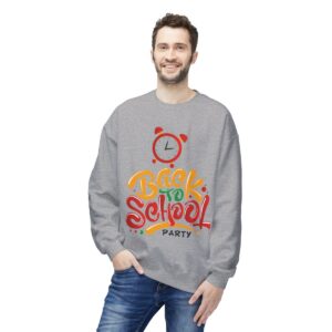 Back to School Party for Teachers Unisex Midweight Soft Style Fleece Crewneck Sweatshirt - Image 5
