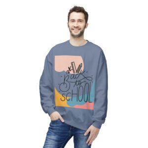 Back to School for Teachers Unisex Midweight Soft Style Fleece Crewneck Sweatshirt - Image 25