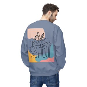 Back to School for Teachers Unisex Midweight Soft Style Fleece Crewneck Sweatshirt - Image 30