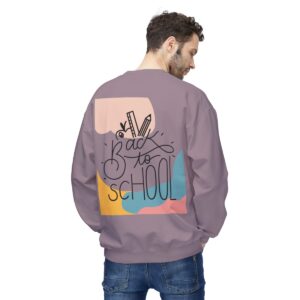 Back to School for Teachers Unisex Midweight Soft Style Fleece Crewneck Sweatshirt - Image 36