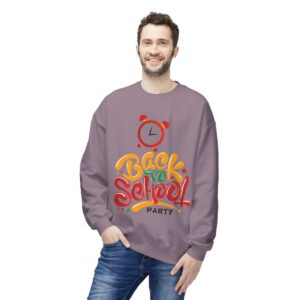 Back to School Party for Teachers Unisex Midweight Soft Style Fleece Crewneck Sweatshirt - Image 35
