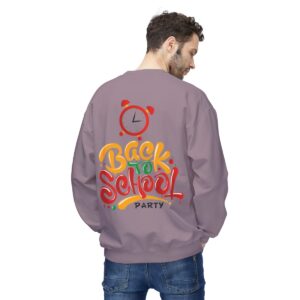 Back to School Party for Teachers Unisex Midweight Soft Style Fleece Crewneck Sweatshirt - Image 36