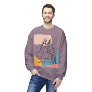 Back to School for Teachers Unisex Midweight Soft Style Fleece Crewneck Sweatshirt - Image 31