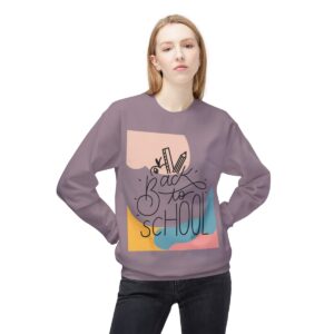 Back to School for Teachers Unisex Midweight Soft Style Fleece Crewneck Sweatshirt - Image 34