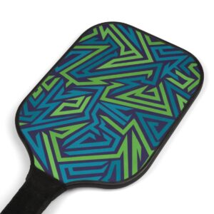 Zigzag Pattern Design Pickleball Kit - Image 3