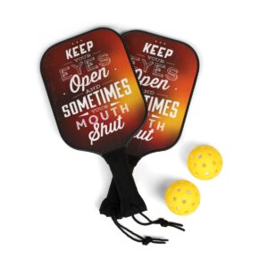 Keep Your Eyes Open Pickleball Kit - Image 1