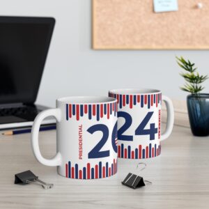Presidential 2024 Election Stripes Mug 11oz - Image 5
