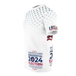 Presidential 2024 Election USA T-Shirt - Cut & Sew Tee (AOP) - Image 4