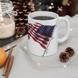Presidential 2024 Election With Flag Mug 11oz