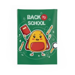 Welcome Back to School D#4 Indoor Wall Tapestries - Image 2