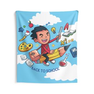 Welcome Back to School Indoor Wall Tapestries - Image 4