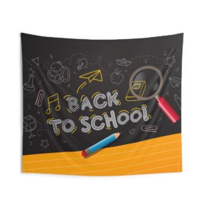 Welcome Back to School D#1 Indoor Wall Tapestries