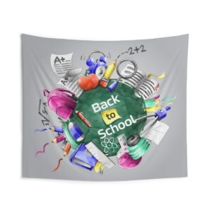 Welcome Back to School D#3 Indoor Wall Tapestries