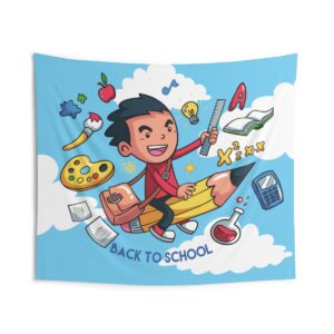 Welcome Back to School Indoor Wall Tapestries
