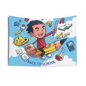 Welcome Back to School Indoor Wall Tapestries - Image 5