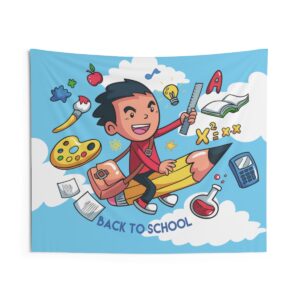 Welcome Back to School Indoor Wall Tapestries - Image 6