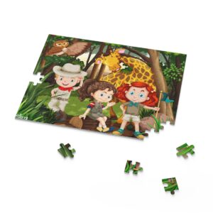 Kids in Jungle Jigsaw Puzzle (120, 252, 500-Piece) - Image 8