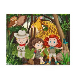 Kids in Jungle Jigsaw Puzzle (120, 252, 500-Piece) - Image 5