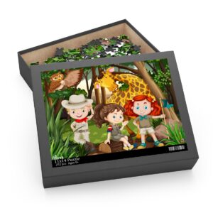 Kids in Jungle Jigsaw Puzzle (120, 252, 500-Piece) - Image 11