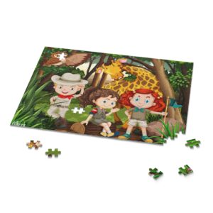 Kids in Jungle Jigsaw Puzzle (120, 252, 500-Piece) - Image 12