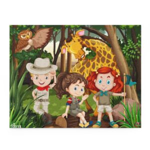 Kids in Jungle Jigsaw Puzzle (120, 252, 500-Piece) - Image 9