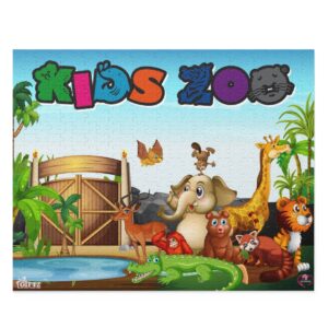 Welcome to Kids Zoo Jigsaw Puzzle (120, 252, 500-Piece) - Image 2