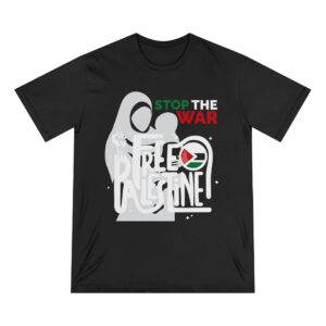 Stop The War, Free Palestine - Unisex Organic Staple T-Shirt (Eco-friendly) - Image 10