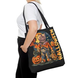 Spooky Halloween All-Over Print Tote Bag: Your Perfect Halloween Accessory