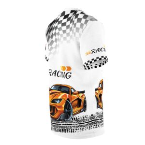 Drag Racing Lover - Unisex Cut & Sew Tee (All Over Print) - Image 5