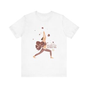 Yoga Reduces Stress - Unisex Jersey Short Sleeve Tee - Image 31
